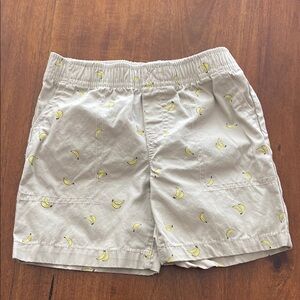 CARTER’S Beige Shorts with Banana Print